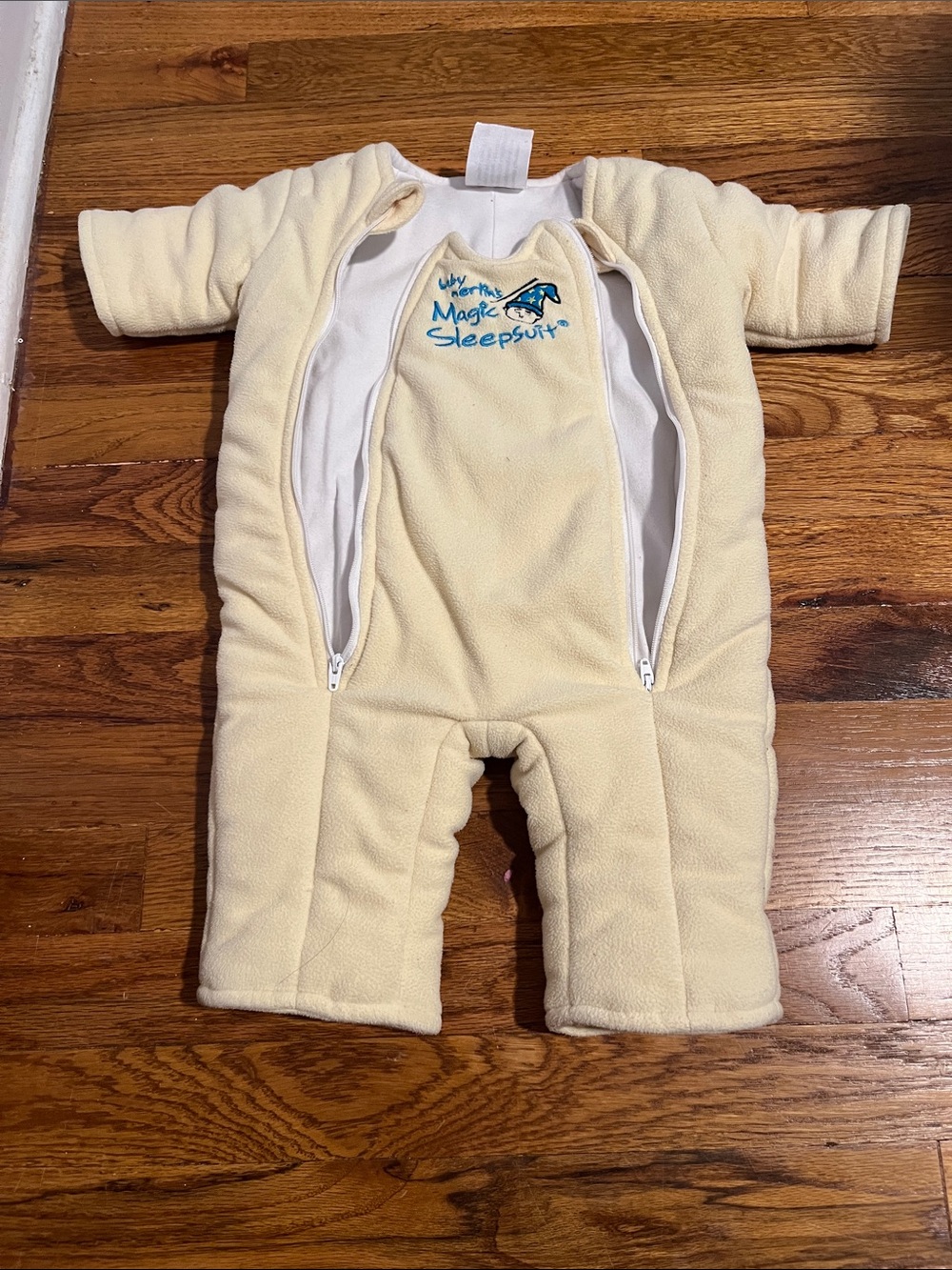 Magic Sleepsuit Ivory Fleece Baby One-Piece